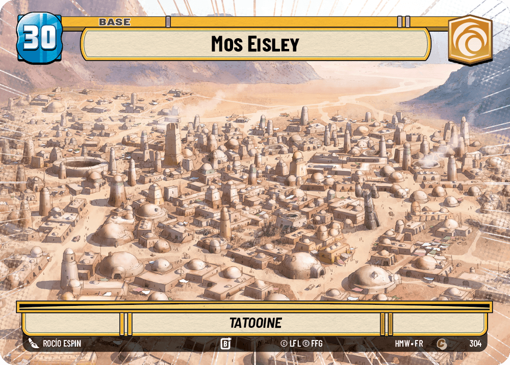 Mos Eisley - XHMW-304 - Hyperspace - recto Français