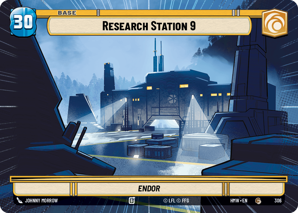 Station de Recherches 9 - XHMW-306 - Hyperspace - recto Anglais