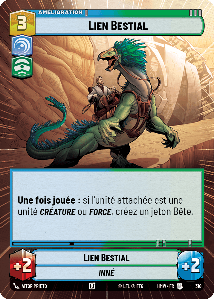 Lien Bestial - XHMW-310 - Hyperspace - recto Français