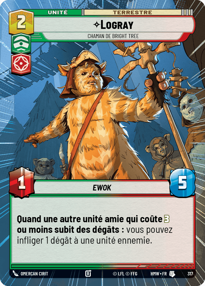 Logray, Chaman De Bright Tree - XHMW-317 - Hyperspace - recto Français