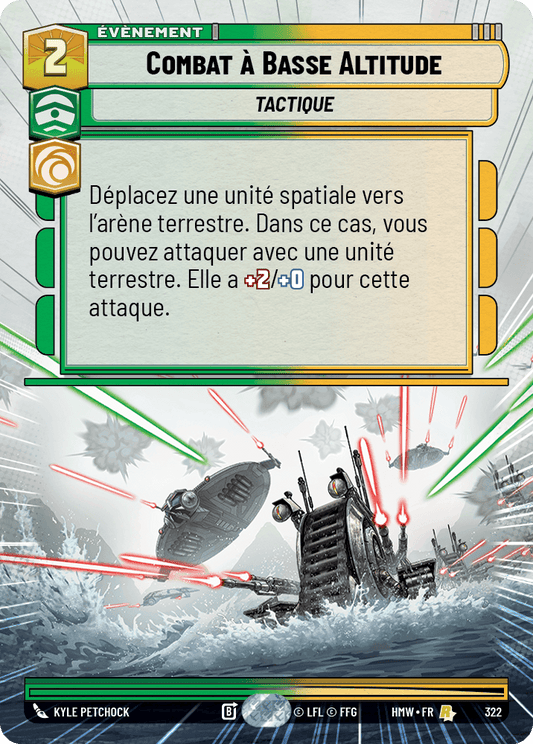 Combat à Basse Altitude - XHMW-322 - Hyperspace - recto Français