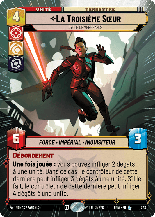 La Troisième Sœur, Cycle De Vengeance - XHMW-323 - Hyperspace - recto Français