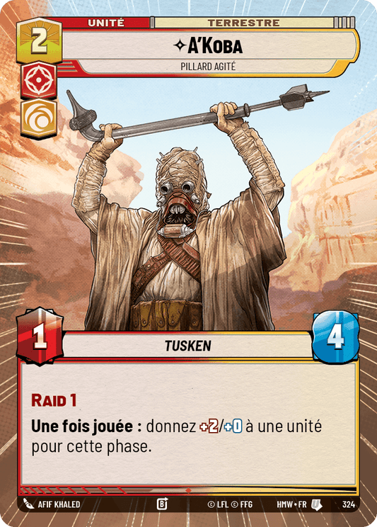 A'Koba, Pillard Agité - XHMW-324 - Hyperspace - recto Français
