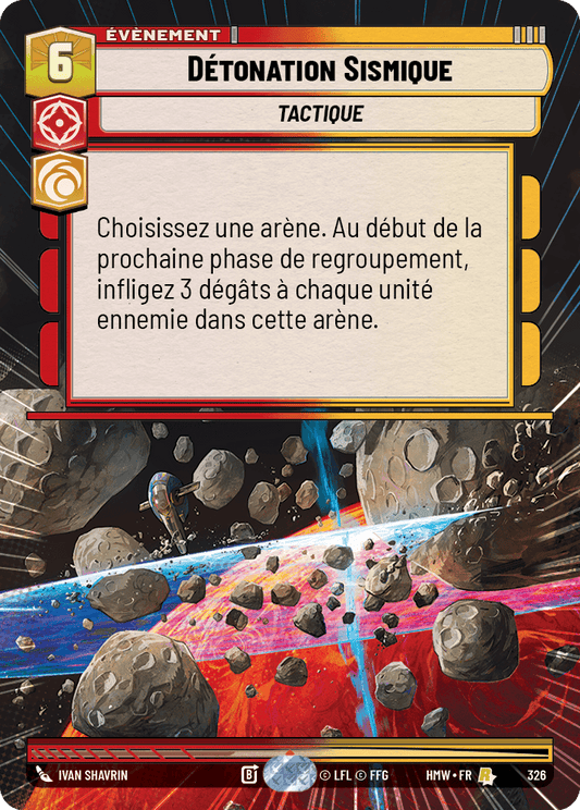 Détonation Sismique - XHMW-326 - Hyperspace - recto Français