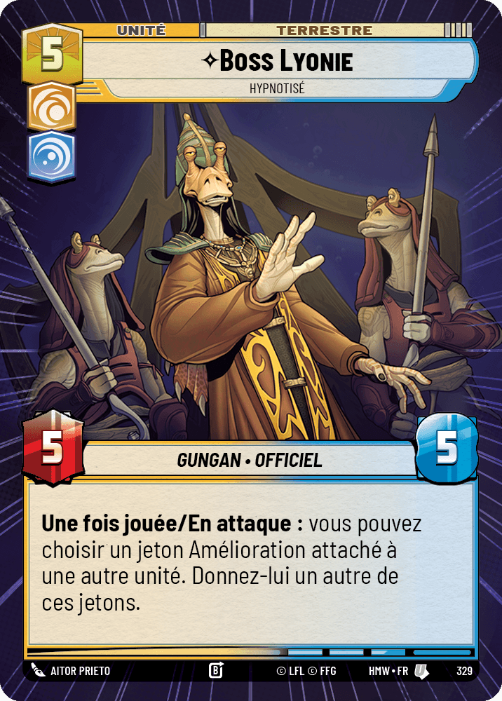Boss Lyonie, Hypnotisé - XHMW-329 - Hyperspace - recto Français