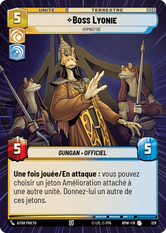 Boss Lyonie, Hypnotisé - XHMW-329 - Hyperspace - recto Français