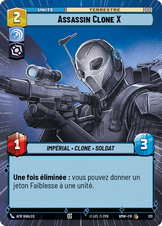 Assassin Clone X - XHMW-331 - Hyperspace - recto Français