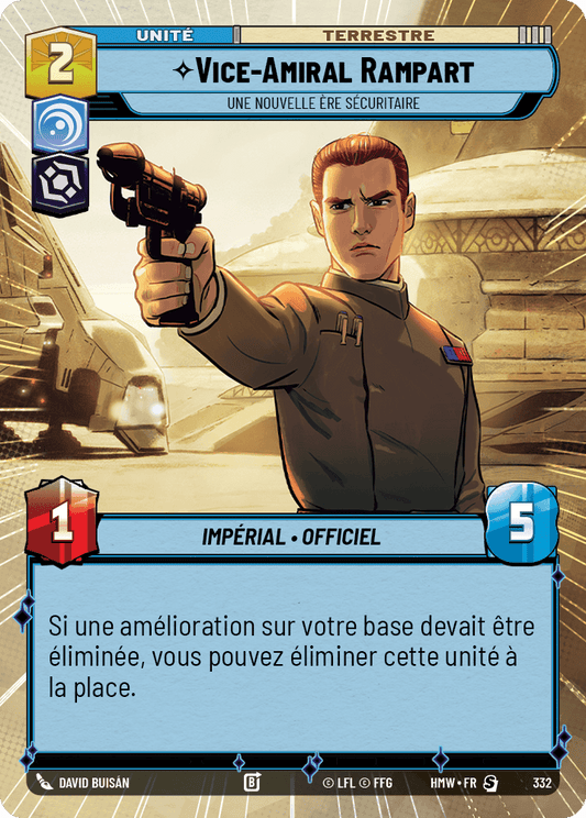 Vice-Amiral Rampart, Une Nouvelle Ère Sécuritaire - XHMW-332 - Hyperspace - recto Français