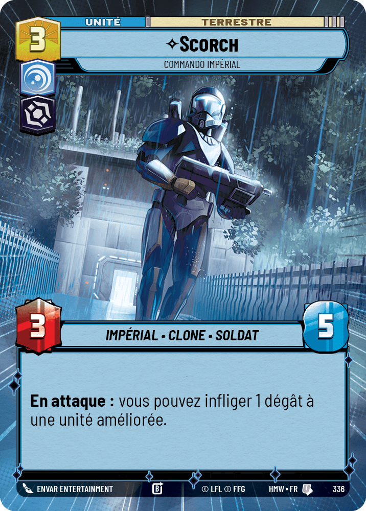 Scorch, Commando Impérial - XHMW-336 - Hyperspace - recto Français