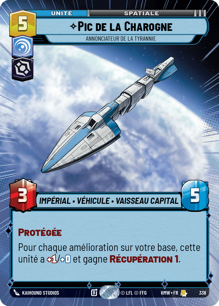 Pic de la Charogne, Annonciateur De La Tyrannie - XHMW-338 - Hyperspace - recto Français