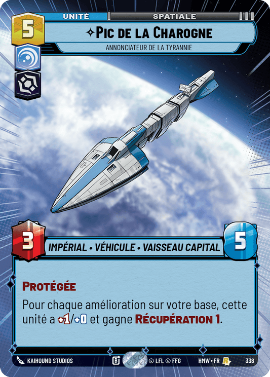 Pic de la Charogne, Annonciateur De La Tyrannie - XHMW-338 - Hyperspace - recto Français