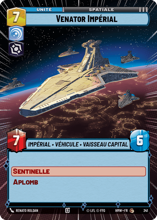 Venator Impérial - XHMW-341 - Hyperspace - recto Français