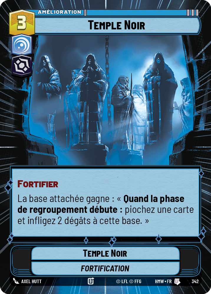 Temple Noir - XHMW-342 - Hyperspace - recto Français