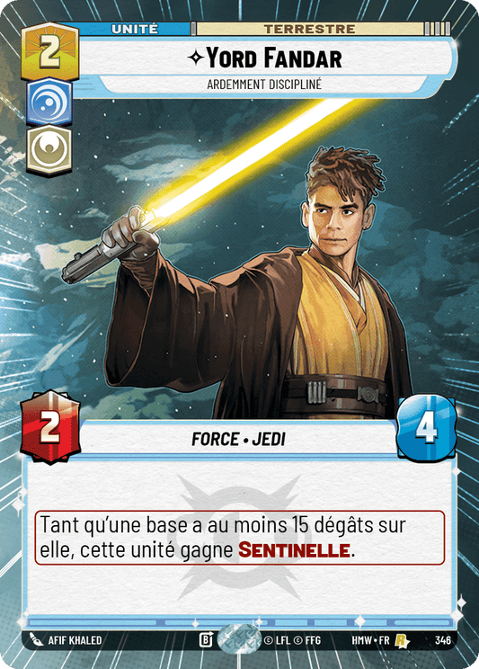 Yord Fandar, Ardemment Discipliné - XHMW-346 - Hyperspace - recto Français
