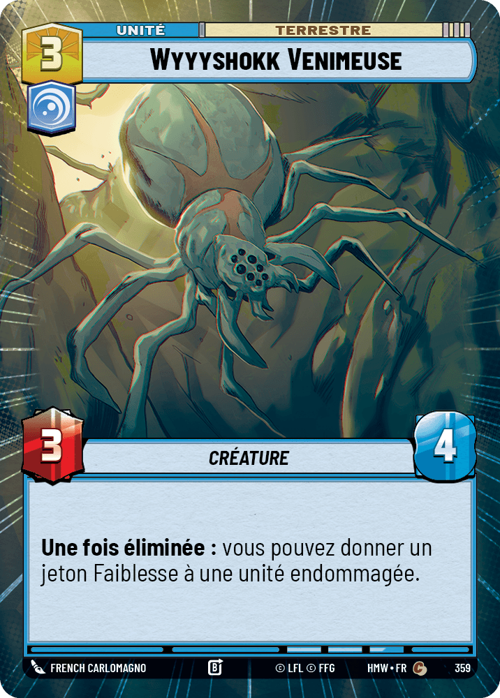Wyyyshokk Venimeuse - XHMW-359 - Hyperspace - recto Français
