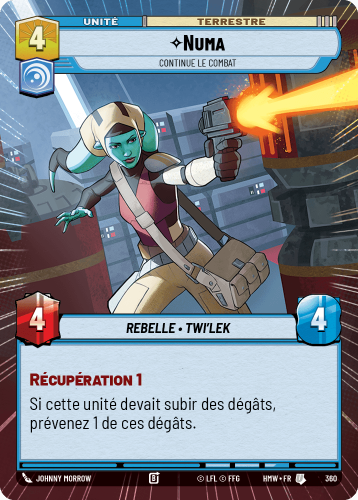 Numa, Continue Le Combat - XHMW-360 - Hyperspace - recto Français
