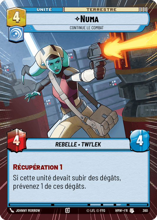 Numa, Continue Le Combat - XHMW-360 - Hyperspace - recto Français