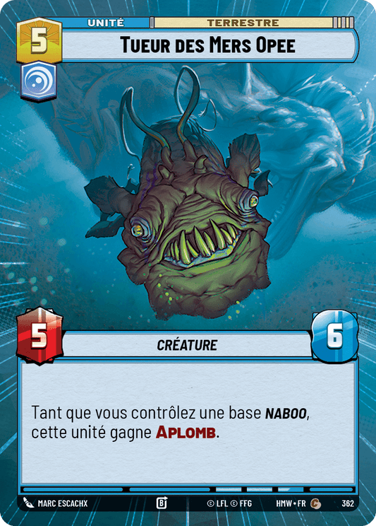 Tueur des Mers Opee - XHMW-362 - Hyperspace - recto Français