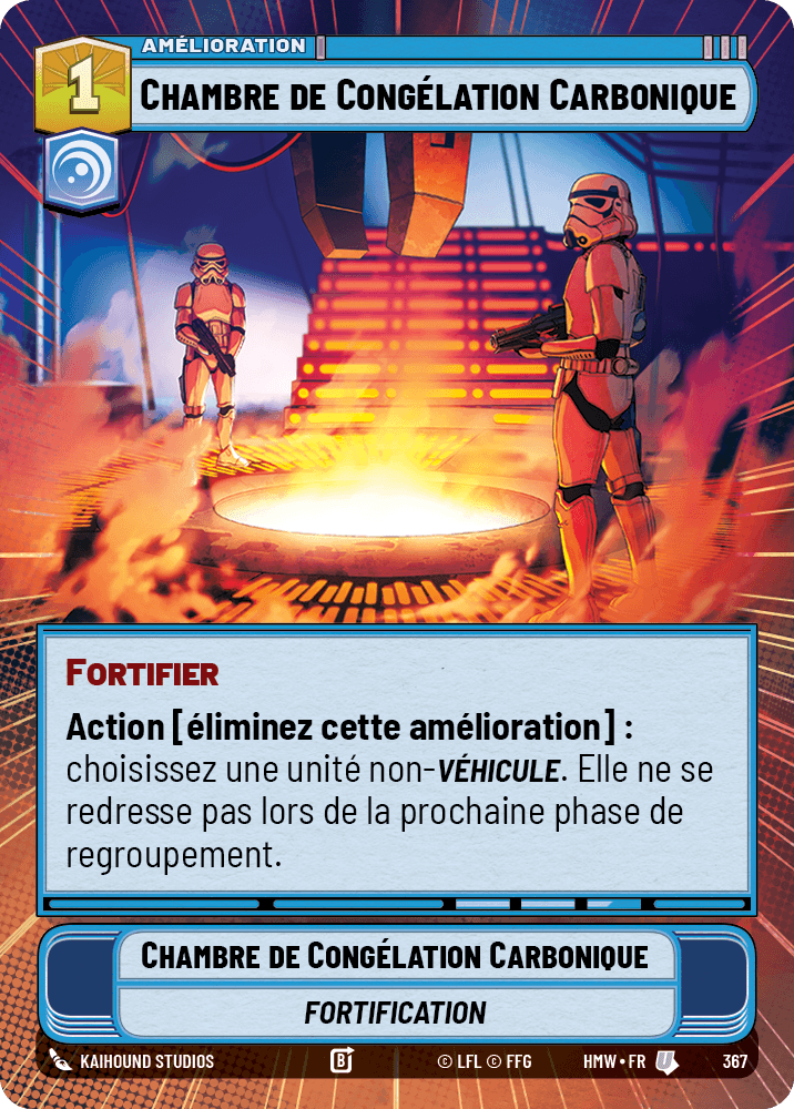 Chambre de Congélation Carbonique - XHMW-367 - Hyperspace - recto Français