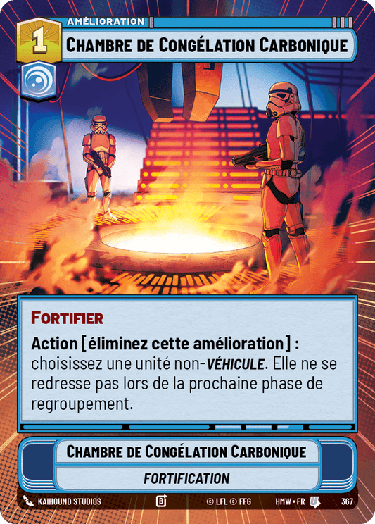Chambre de Congélation Carbonique - XHMW-367 - Hyperspace - recto Français