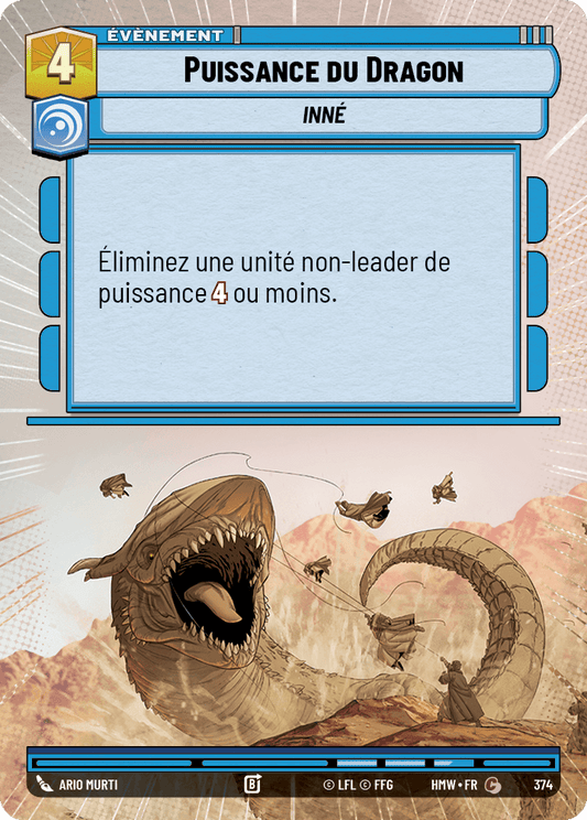 Puissance du Dragon - XHMW-374 - Hyperspace - recto Français