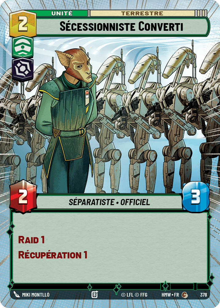 Sécessionniste Converti - XHMW-378 - Hyperspace - recto Français