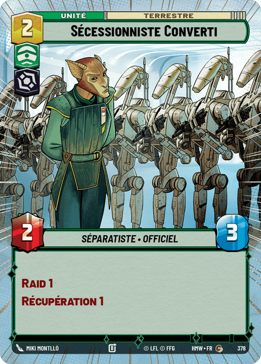 Sécessionniste Converti - XHMW-378 - Hyperspace - recto Français