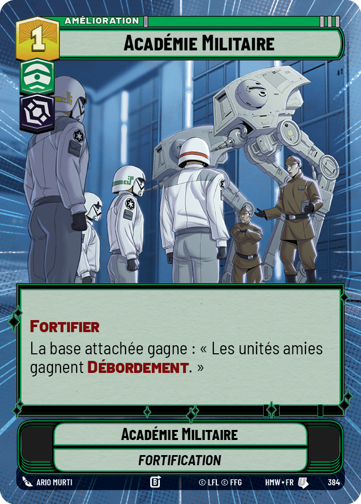 Académie Militaire - XHMW-384 - Hyperspace - recto Français