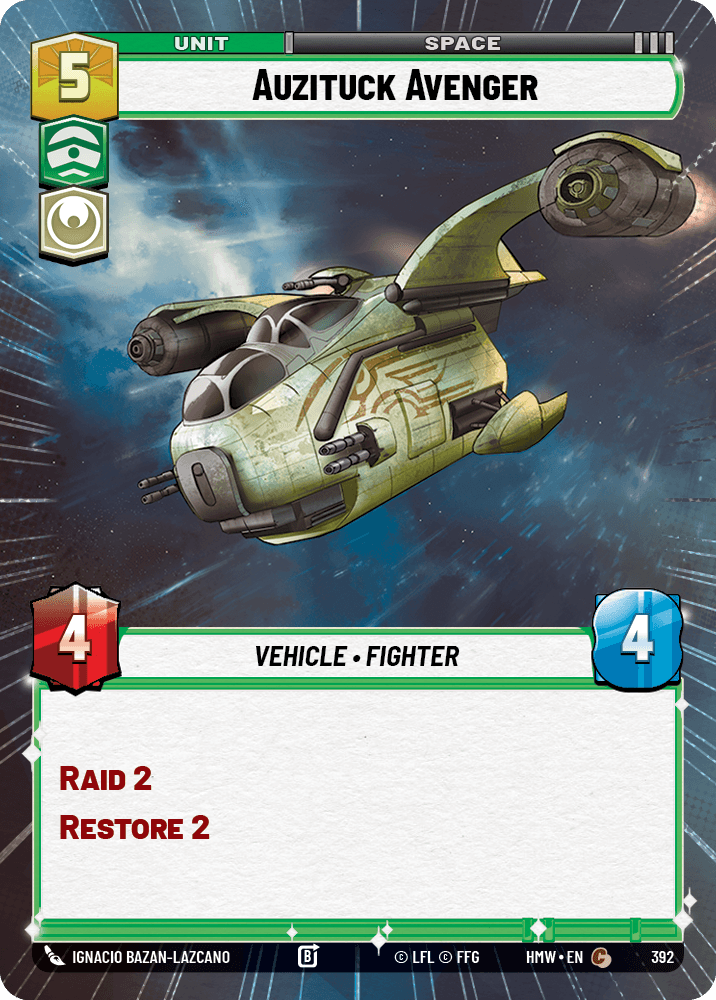 Auzituck Revanchard - XHMW-392 - Hyperspace - recto Anglais