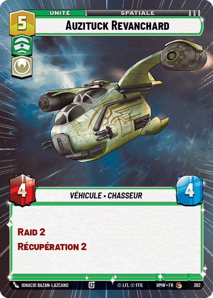 Auzituck Revanchard - XHMW-392 - Hyperspace - recto Français