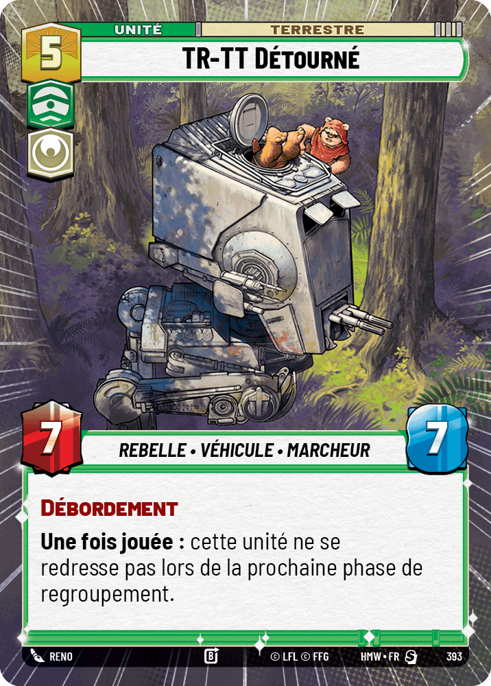 TR-TT Détourné - XHMW-393 - Hyperspace - recto Français