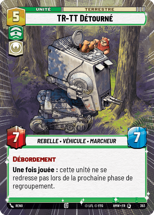 TR-TT Détourné - XHMW-393 - Hyperspace - recto Français