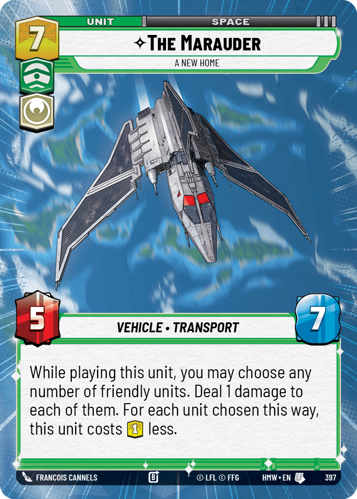 Le Marauder, Une Nouvelle Maison - XHMW-397 - Hyperspace - recto Anglais