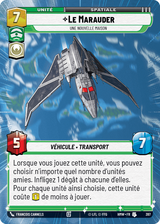 Le Marauder, Une Nouvelle Maison - XHMW-397 - Hyperspace - recto Français