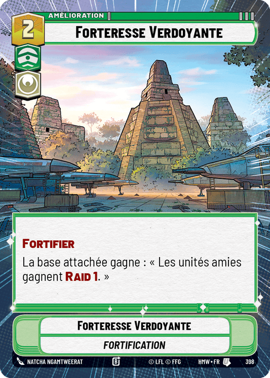 Forteresse Verdoyante - XHMW-398 - Hyperspace - recto Français