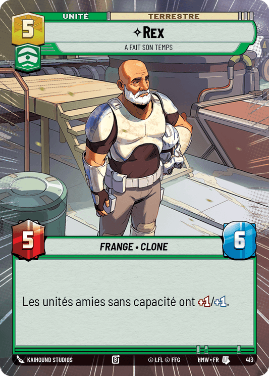 Rex, A Fait Son Temps - XHMW-413 - Hyperspace - recto Français
