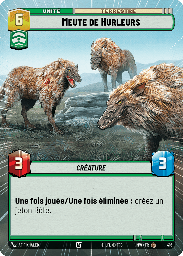 Meute de Hurleurs - XHMW-416 - Hyperspace - recto Français