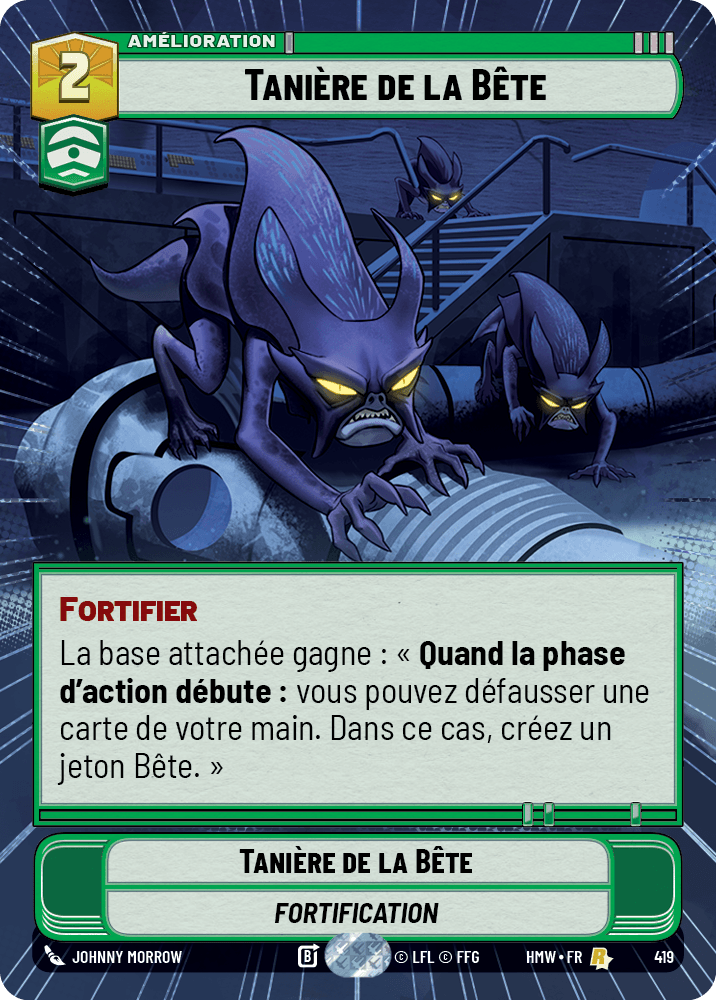 Tanière de la Bête - XHMW-419 - Hyperspace - recto Français