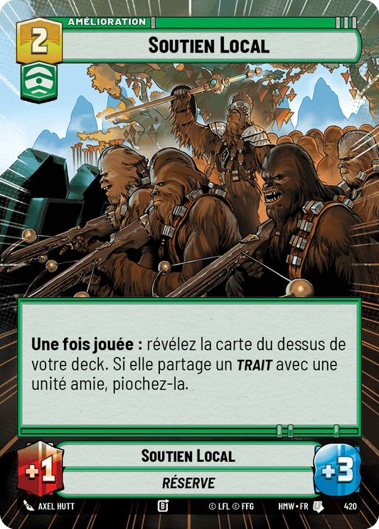 Soutien Local - XHMW-420 - Hyperspace - recto Français