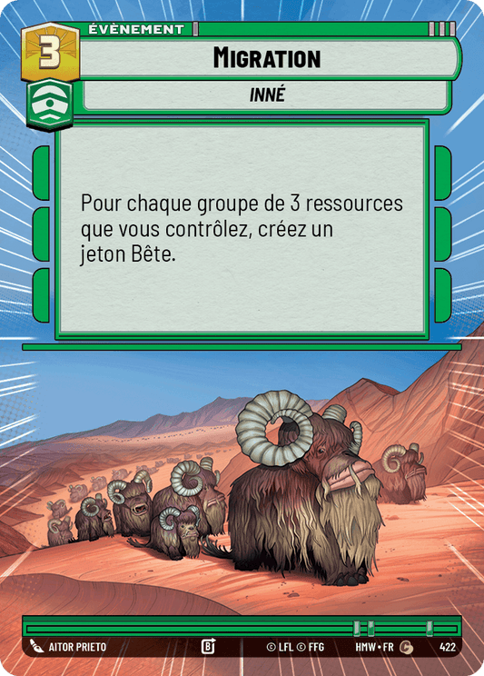 Migration - XHMW-422 - Hyperspace - recto Français