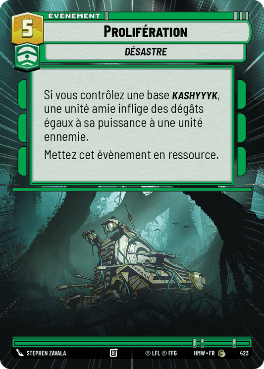 Prolifération - XHMW-423 - Hyperspace - recto Français