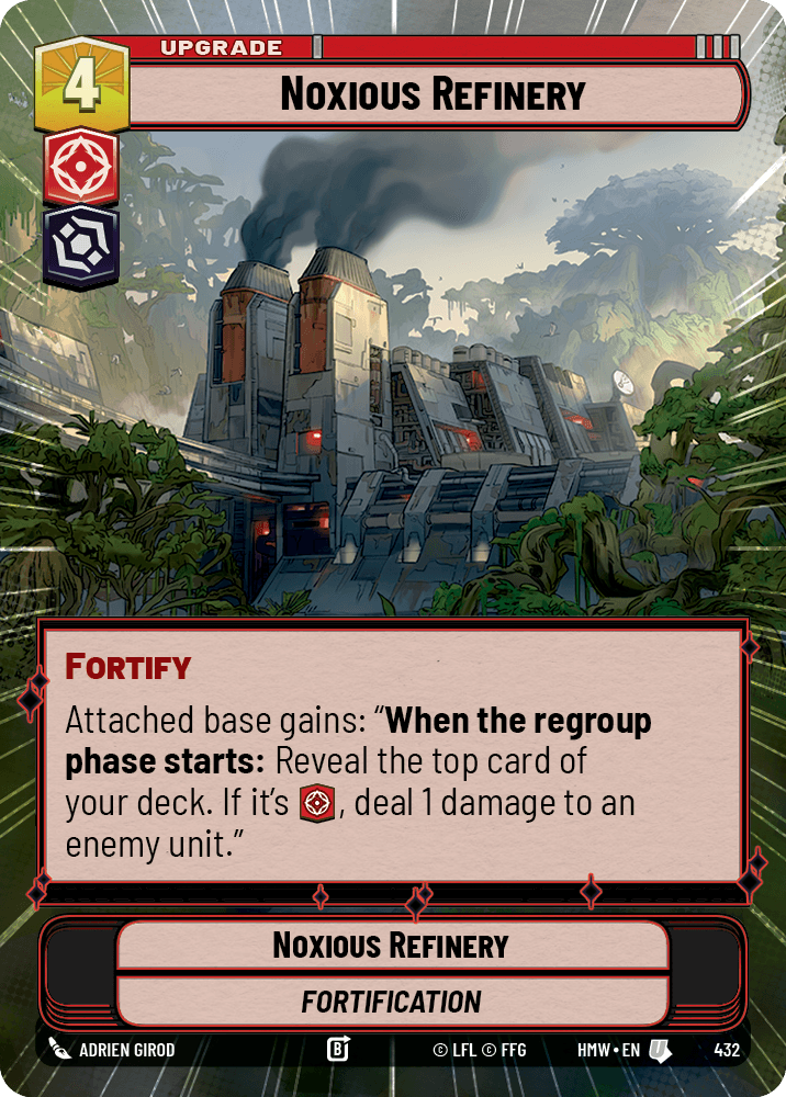 Raffinerie Polluante - XHMW-432 - Hyperspace - recto Anglais