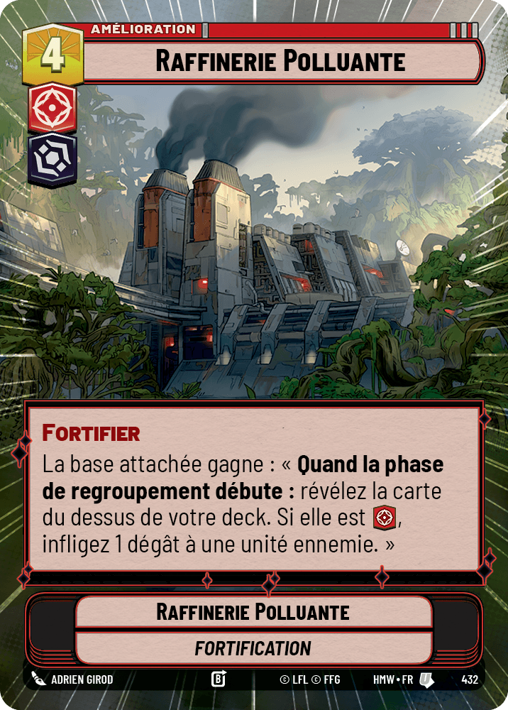Raffinerie Polluante - XHMW-432 - Hyperspace - recto Français