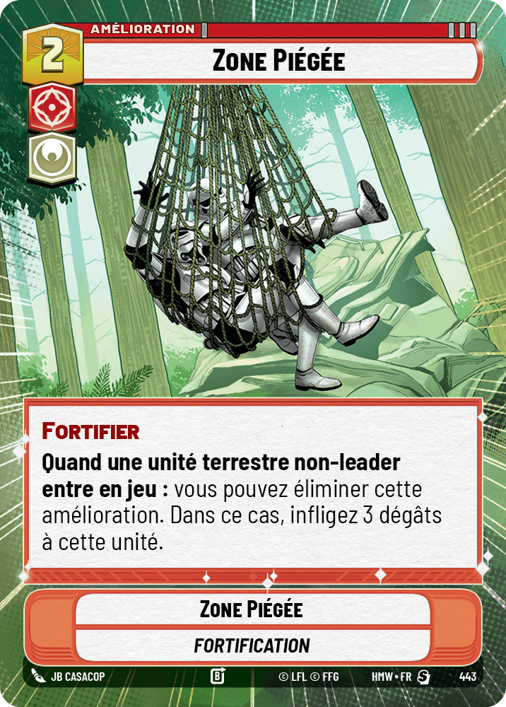Zone Piégée - XHMW-443 - Hyperspace - recto Français