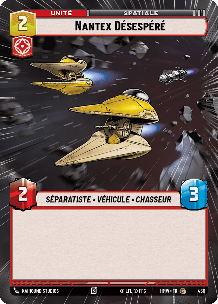 Nantex Désespéré - XHMW-450 - Hyperspace - recto Français