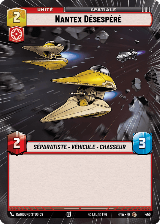 Nantex Désespéré - XHMW-450 - Hyperspace - recto Français