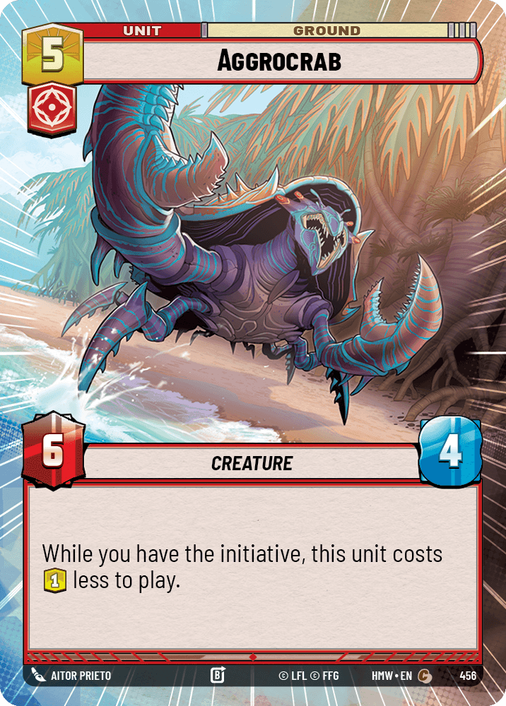 Aggrocrabe - XHMW-456 - Hyperspace - recto Anglais
