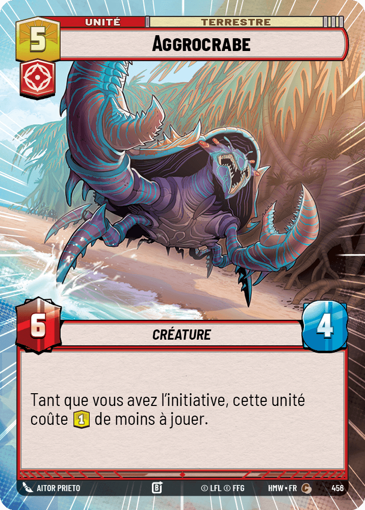 Aggrocrabe - XHMW-456 - Hyperspace - recto Français
