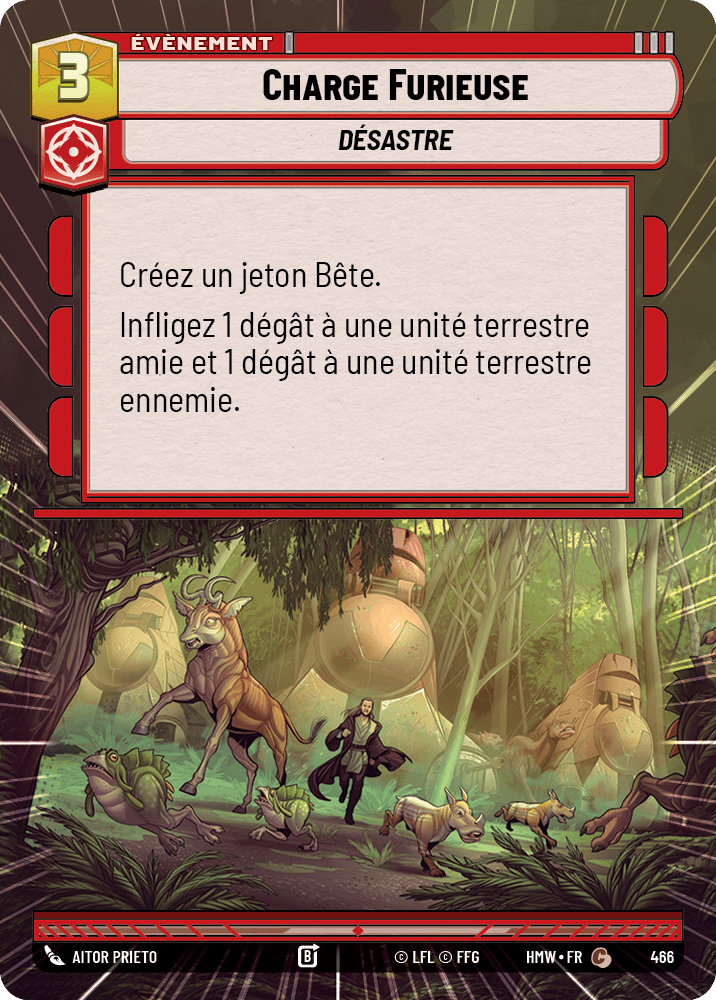 Charge Furieuse - XHMW-466 - Hyperspace - recto Français
