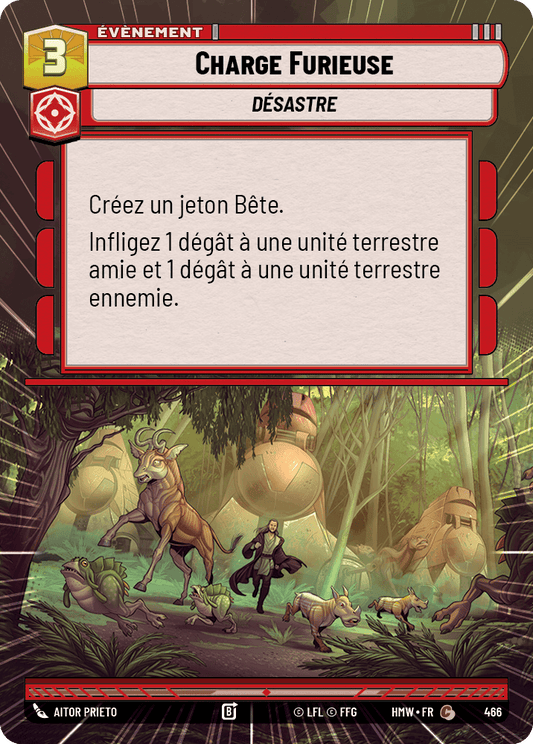 Charge Furieuse - XHMW-466 - Hyperspace - recto Français